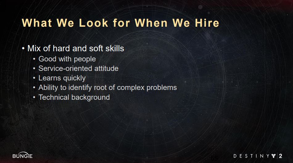 slide: what to look for when hiring a pe